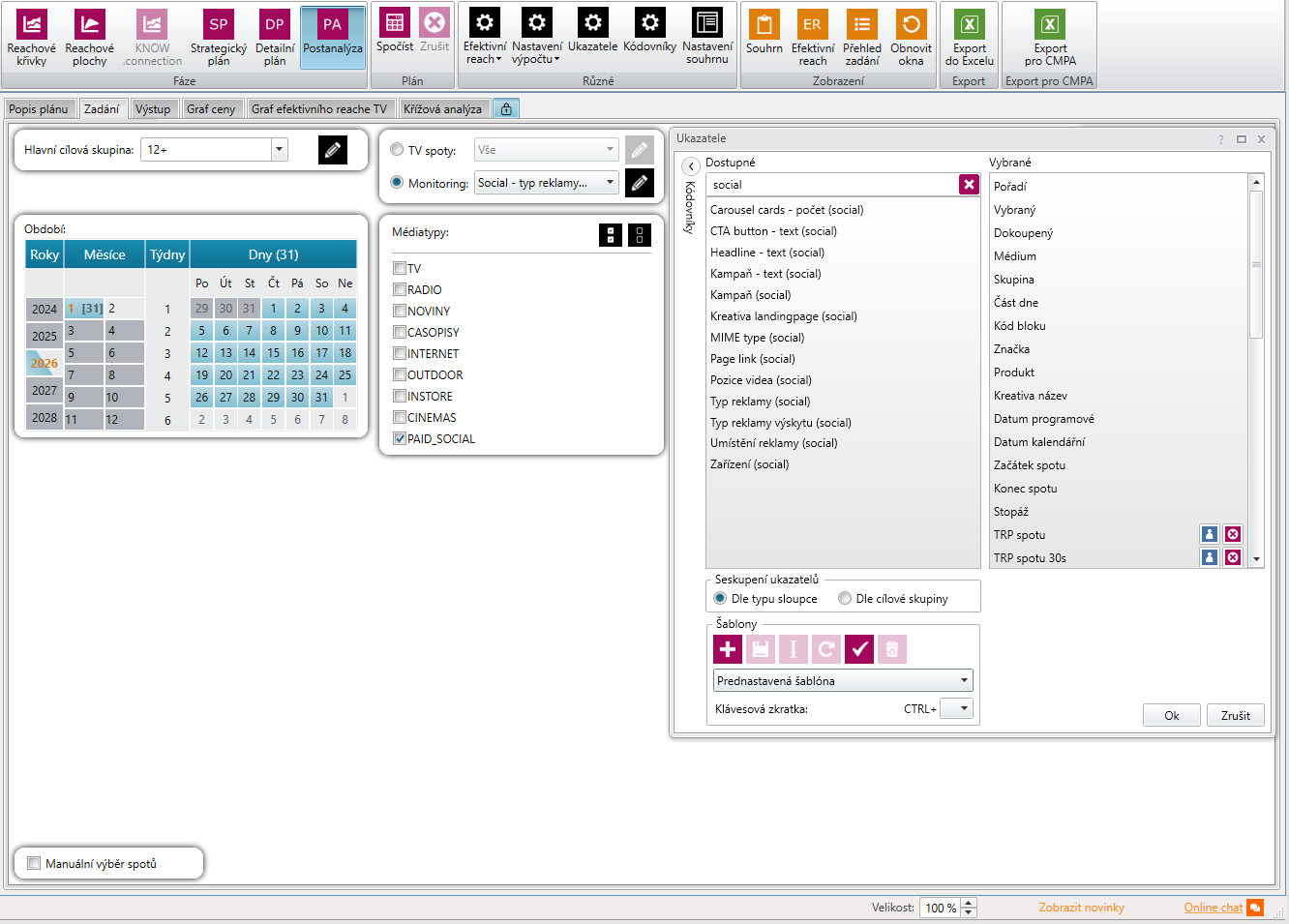 Nové monitoringové ukazatele Nové monitoringové ukazatele